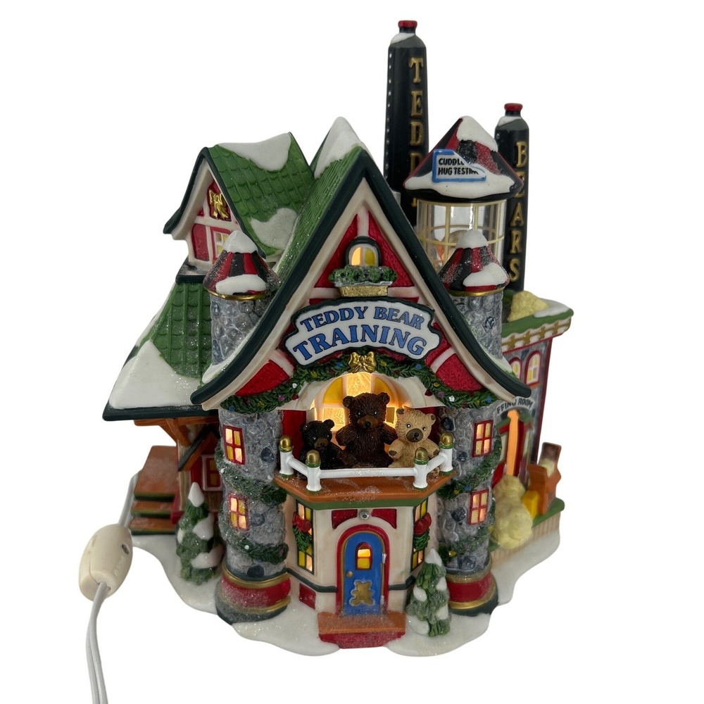 Department 56 North Pole Series Set #56774 Teddy Bear Training Center